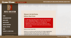 Desktop Screenshot of hotelbrexton.com